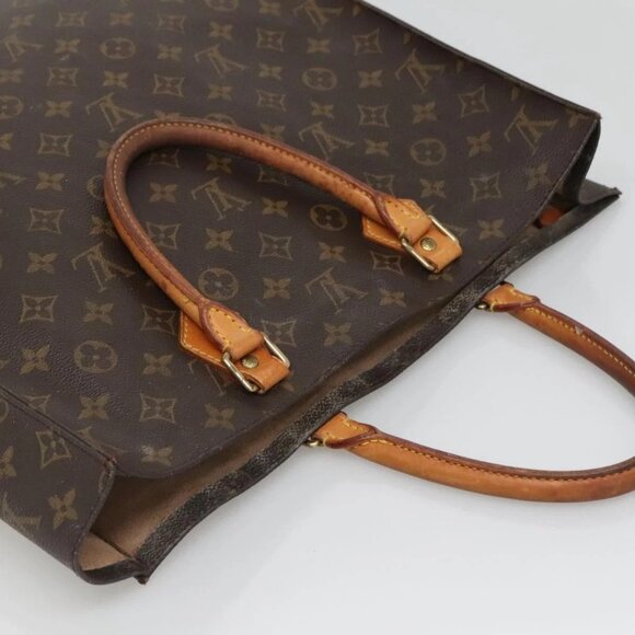 LOUIS VUITTON Monogram Sac Plat Hand Bag M51140 LV Auth 133894 - Picture 7 of 16